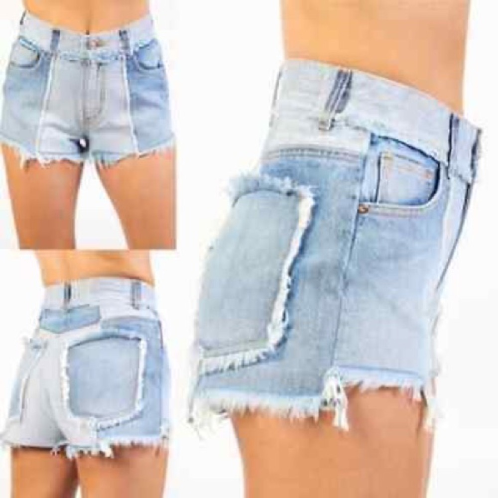 REVICE Light Blue Jean Shorts